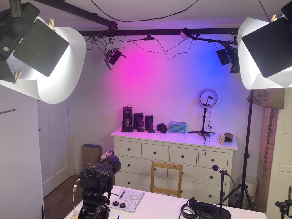 DIY home video studio setup